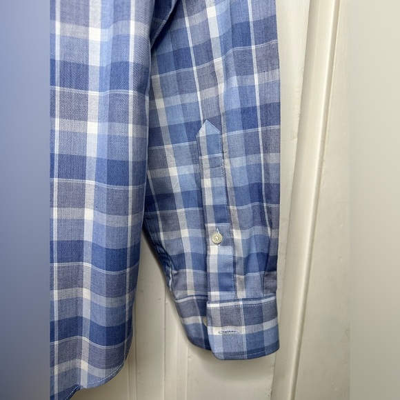 Tommy Hilfiger Slim Fit Stretch Long Sleeve Button Down 16 34/35 Large - Picture 7 of 13